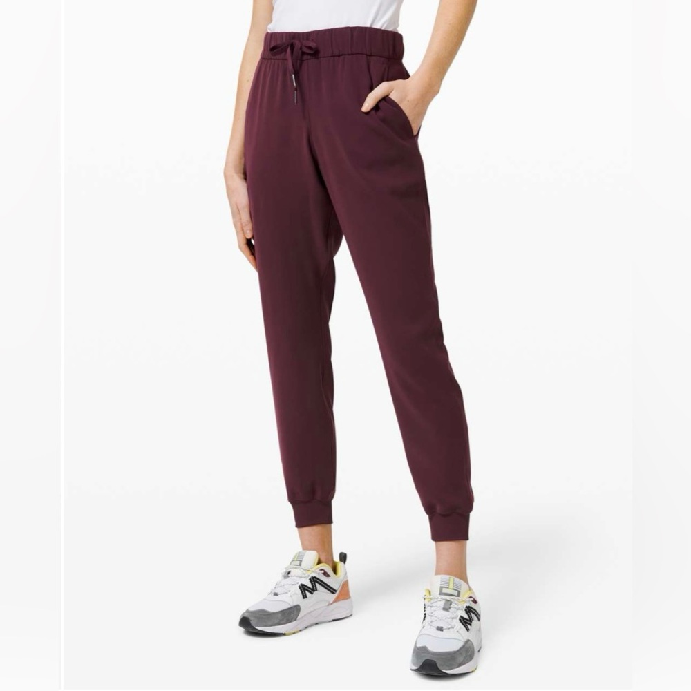 lululemon athletica Women's Burgundy Track Joggers